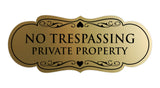 Signs ByLITA Designer No Trespassing Private Property Sign