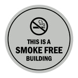Signs ByLITA Circle This is a smoke free building Sign