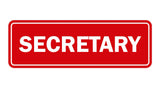 Signs ByLITA Standard Secretary Sign