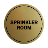 Signs ByLITA Circle Sprinkler Room Sign