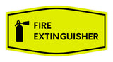 Signs ByLITA Fancy Fire Extinguisher Sign with Adhesive Tape, Mounts On Any Surface, Weather Resistant, Indoor/Outdoor Use