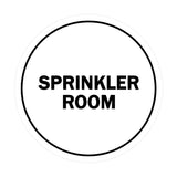 Signs ByLITA Circle Sprinkler Room Sign