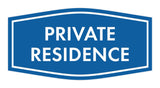 Fancy Private Residence Wall or Door Sign