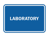 Signs ByLITA Classic Framed Laboratory Sign