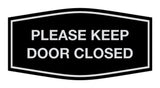 Signs ByLITA Fancy Please Keep Door Closed Sign