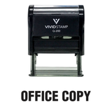 Black Office Copy Self Inking Rubber Stamp
