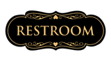 Designer Restroom Sign