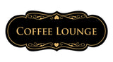 Signs ByLITA Designer Coffee Lounge Sign