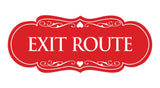 Signs ByLITA Designer Exit Route Sign