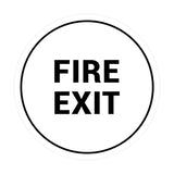 Signs ByLITA Circle Fire Exit Sign