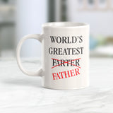 World's Greatest Farter Father 11oz Coffee Mug - Funny Novelty Souvenir