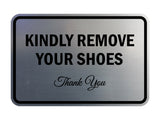 Signs ByLITA Classic Framed Kindly Remove Your Shoes