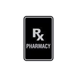 Portrait Round Rx Pharmacy Sign