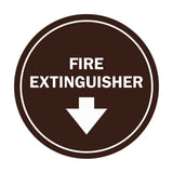 Signs ByLITA Circle Fire Extinguisher Sign