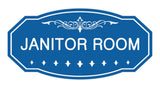 Victorian Janitor Room Sign