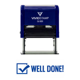 Well Done Teacher Self Inking Rubber Stamp