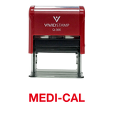Medi-Cal Office Self Inking Rubber Stamp