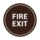 Signs ByLITA Circle Fire Exit Sign