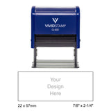 Vivid Stamp Q-400 Self-Inking Stamp - Blue Body
