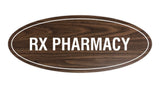 Signs ByLITA Oval RX Pharmacy Sign