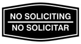 Signs ByLITA Fancy No Soliciting No Solicitar Sign
