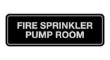 Signs ByLITA Standard Fire Sprinkler Pump Room Sign