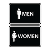 Signs ByLITA Classic Framed Men Women Sign Set