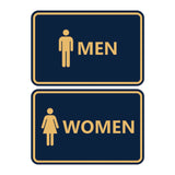 Signs ByLITA Classic Framed Men Women Sign Set