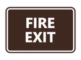 Signs ByLITA Classic Fire Exit Sign
