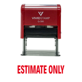 Estimate Only Self Inking Rubber Stamp