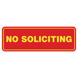 Standard No Soliciting Sign