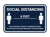 Classic Framed Social Distancing Sign