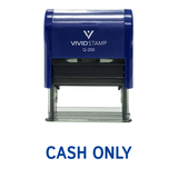 Cash Only Self Inking Rubber Stamp