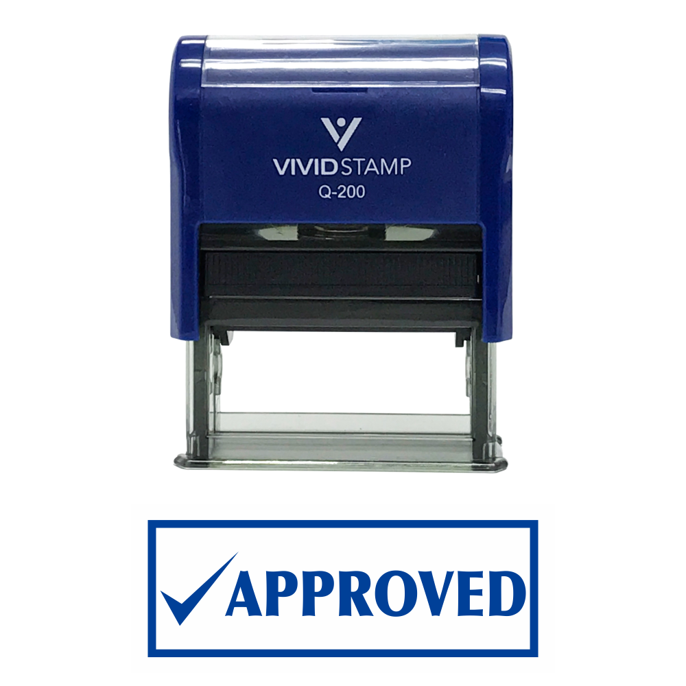 Approved W/Check Office Self-Inking Office Rubber Stamp
