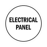 Signs ByLITA Circle Electrical Panel Sign