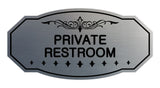 Victorian Private Restroom Sign