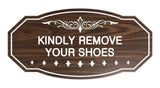 Victorian Kindly Remove Your Shoes Sign