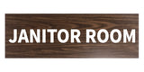 Signs ByLITA Basic Janitor Room Sign