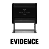 EVIDENCE Self Inking Rubber Stamp