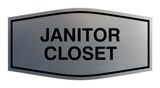 Fancy Janitor Closet Sign