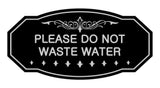 Victorian Please Do Not Waste Water Sign