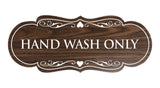 Signs ByLITA Designer Hand Wash Only Sign