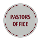 Signs ByLITA Circle Pastors Office Sign