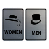 Portrait Round Men / Women Sign Set