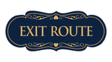 Signs ByLITA Designer Exit Route Sign