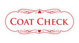 Signs ByLITA Designer Coat Check Sign