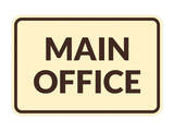 Signs ByLITA Classic Framed Main Office Sign