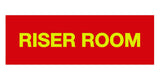 Signs ByLITA Basic Riser Room Sign