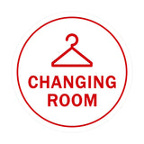 Signs ByLITA Circle Changing Room Sign