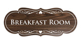 Signs ByLITA Designer Breakfast Room Sign
